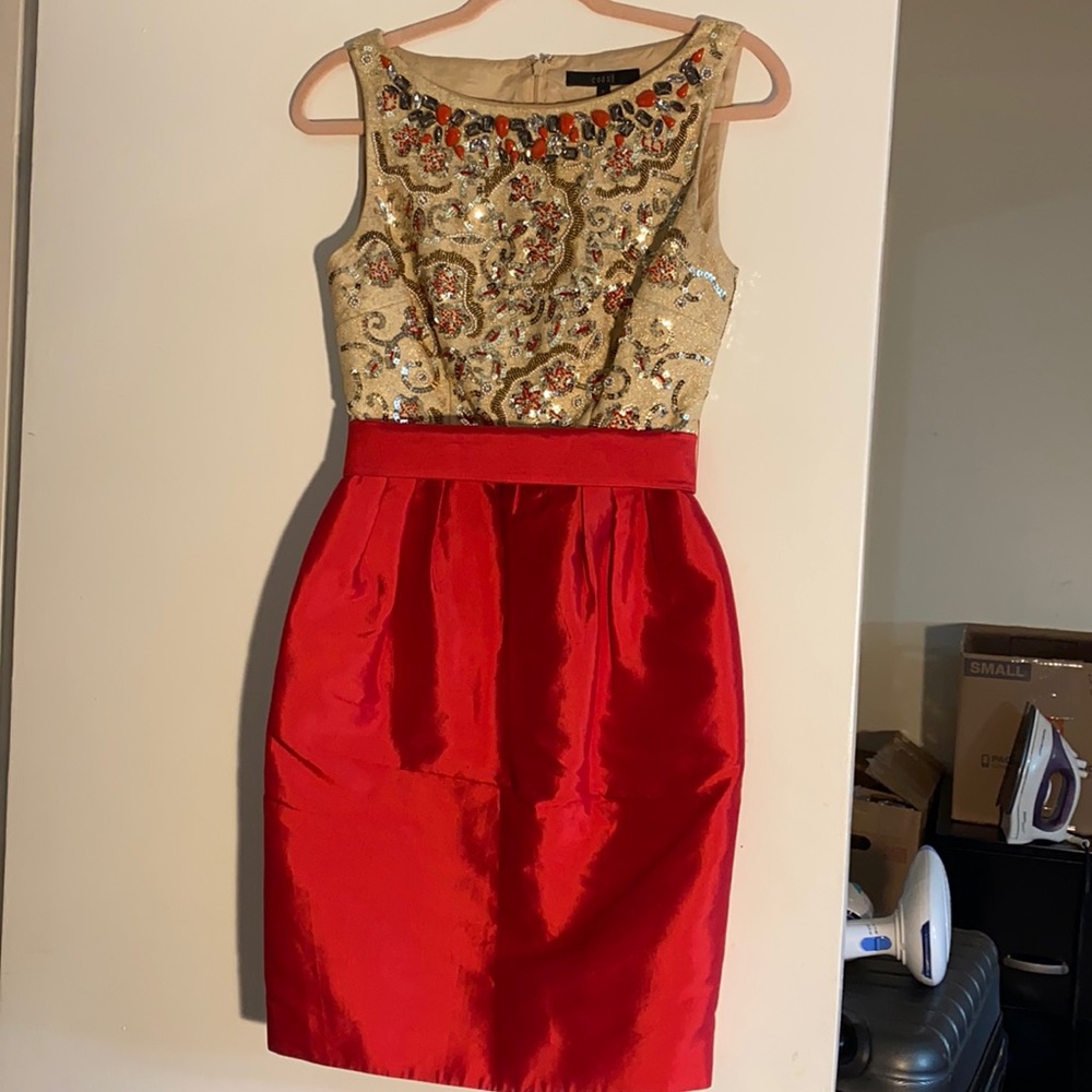 Cocktail beaded dress.